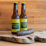 Sausage and beer pairings "Pieterler Perle"